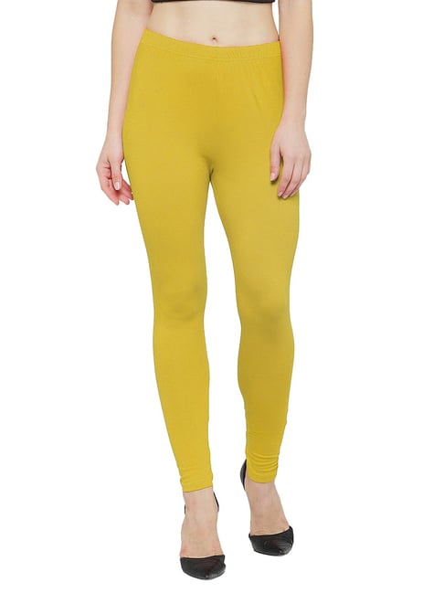 N-Gal Mustard Mid Rise Leggings