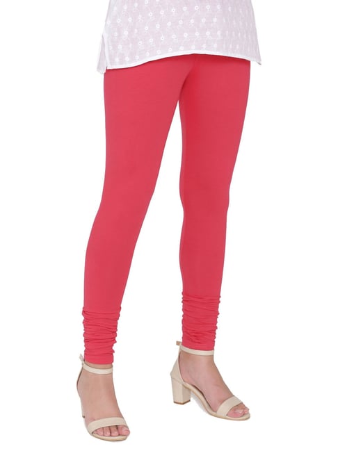 N-Gal Coral Mid Rise Leggings