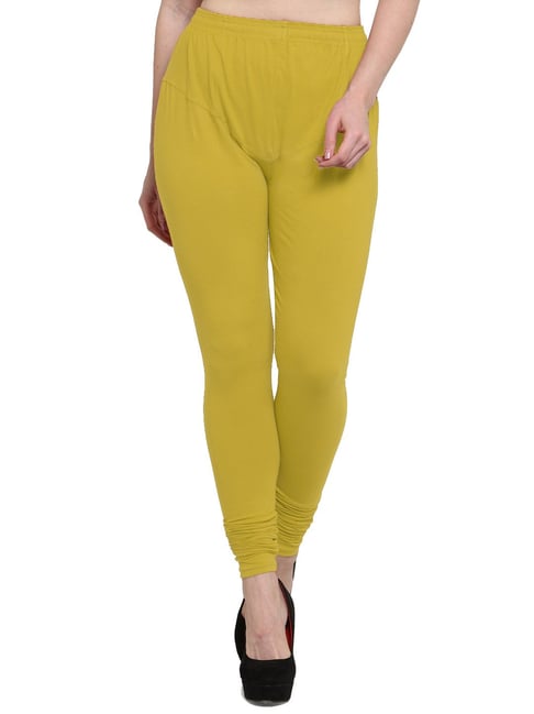 N-Gal Mustard Mid Rise Leggings