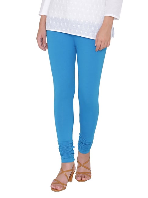 N-Gal Blue Mid Rise Leggings