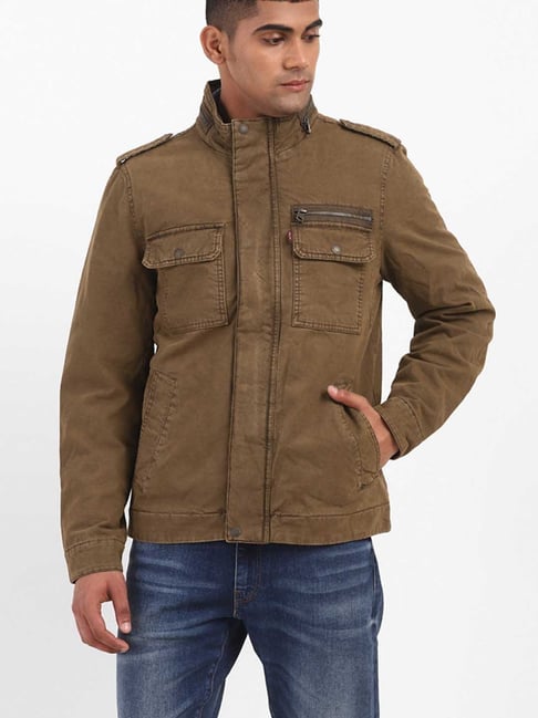 Levi's full sleeve on sale solid men's jacket