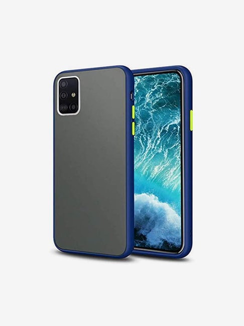 New Breed Smoke Back Cover for Samsung Galaxy A32 (Blue)
