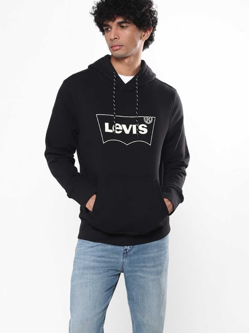 Black hotsell levis hoodie