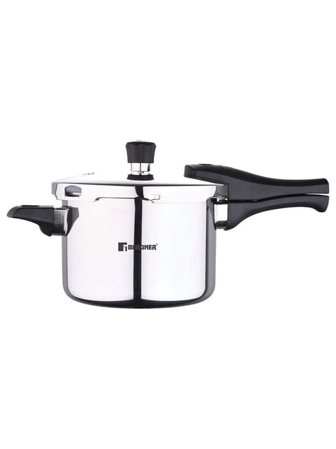 Bergner Argent Elements Silver Triply Stainless Steel Pressure Cooker (3500 ml) - Set of 1
