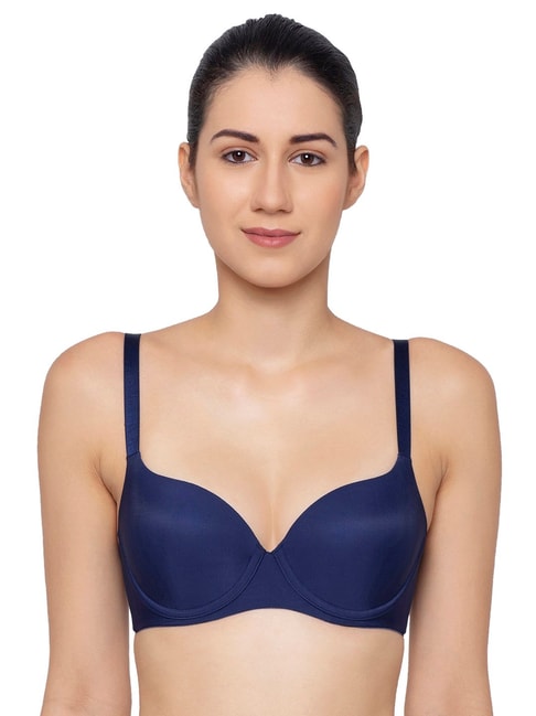 Triumph T-Shirt Bra 60 Invisible Wired Padded Body Make-Up Series Seamless Support Everyday Bra Price in India