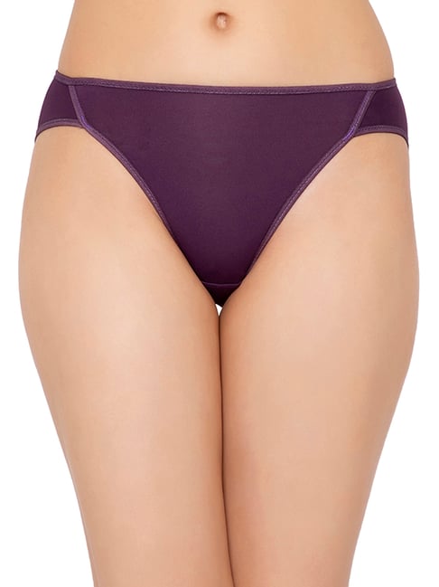 Wacoal Purple Solid Bikini Panty Price in India