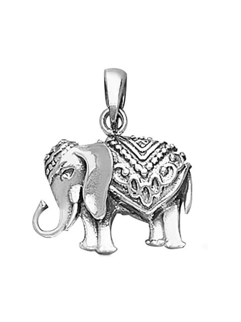 Sterling Silver Elephant - Poor Cat Designs