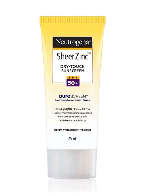 Neutrogena Sheer Zinc Dry Touch Sunscreen SPF 50 80 ml