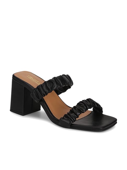 Truffle Collection Women's Black Casual Sandals