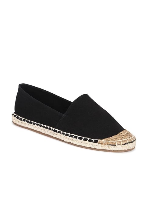 Truffle Collection Women's Black Espadrille Shoes