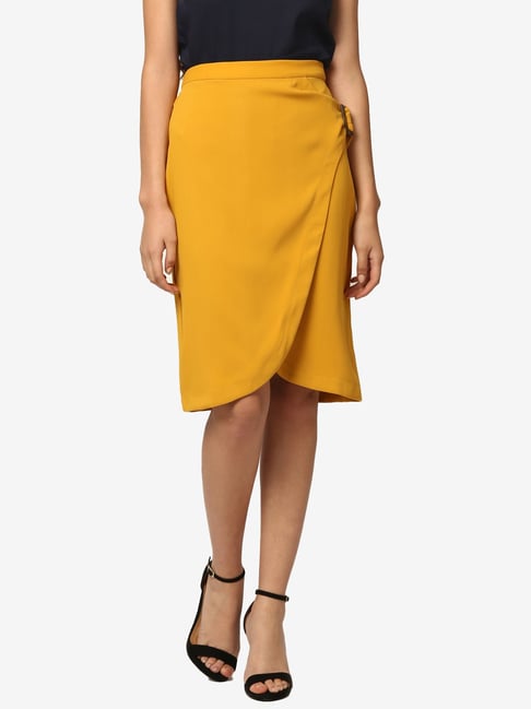 Zoella Mustard Regular Fit Skirt-picture-29