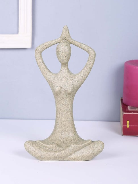 Tayhaa Off White Stone Dust Praying Woman - Set of 1-picture-39