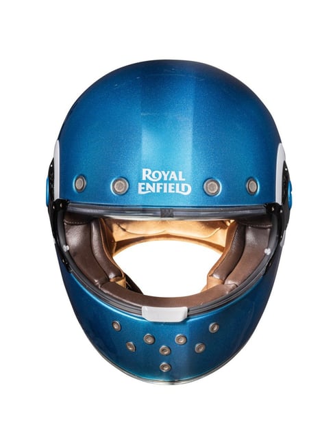 Royal enfield blue helmet deals