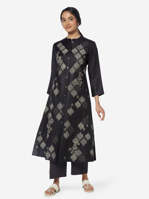westside black kurta