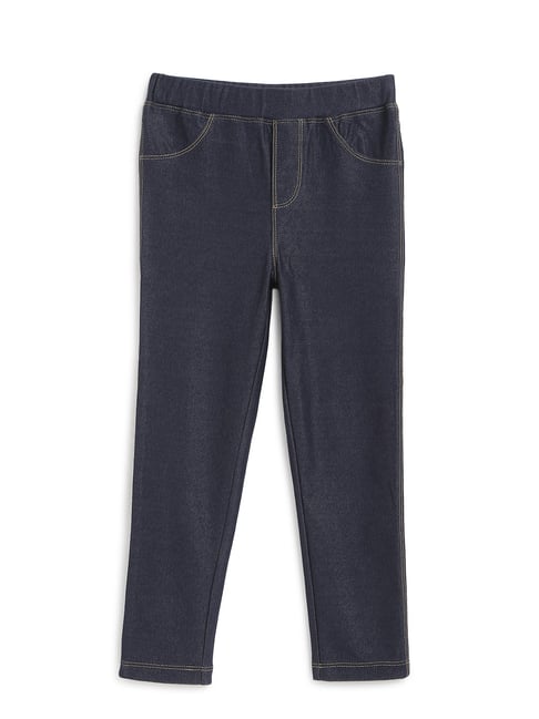 Nauti Nati Kids Navy Washed Jeggings