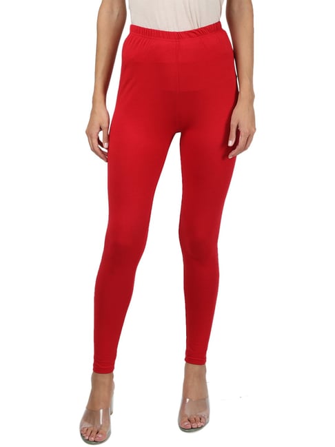 Monte Carlo Red Regular Fit Leggings