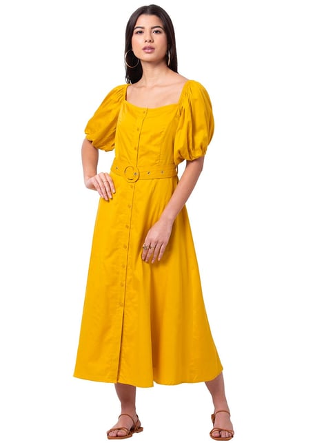 Faballey yellow dress hotsell