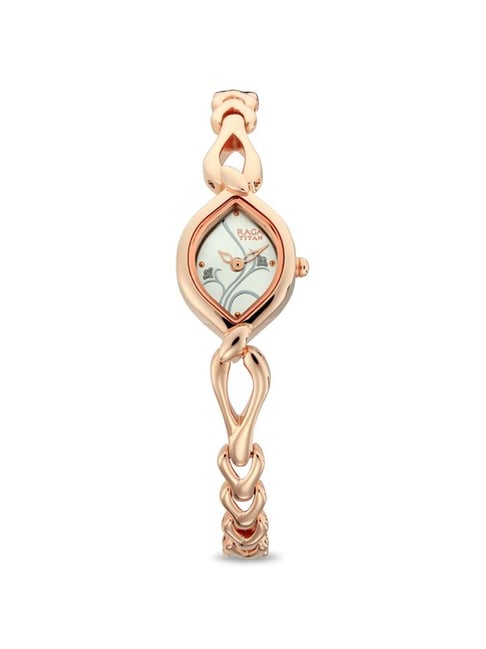 Titan Raga NM2455WM01 Rose Gold Refresher Analog Watch for Women