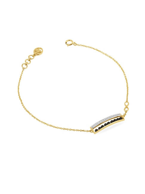 Rasha Diamond Mangalsutra Bracelet | Light-weight Design | CaratLane-sonthuy.vn