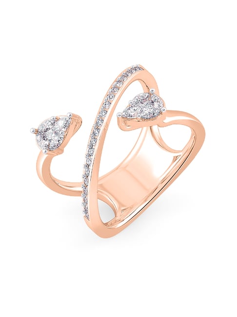 Lorelei Diamond Criss Cross Ring – Harling's Jewellers