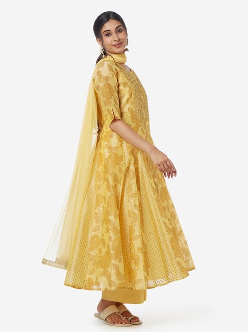 flipkart kurti palazzo dupatta set