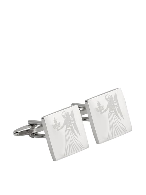 Alvaro Castagnino Silver Textured Cufflinks