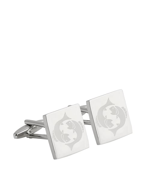 Alvaro Castagnino Silver Textured Cufflinks