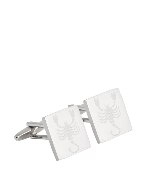Alvaro Castagnino Silver Textured Cufflinks