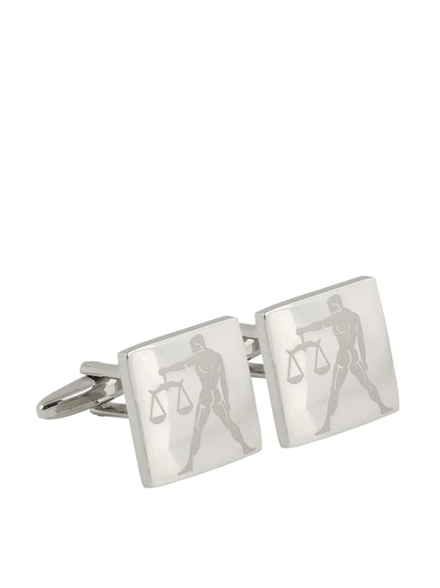 Alvaro Castagnino Silver Textured Cufflinks