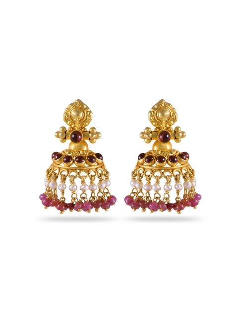 Pin by Joyalukkas on Happy Diamonds from Joyalukkas | Black beads  mangalsutra design, Halo earrings studs, Gold earrings designs