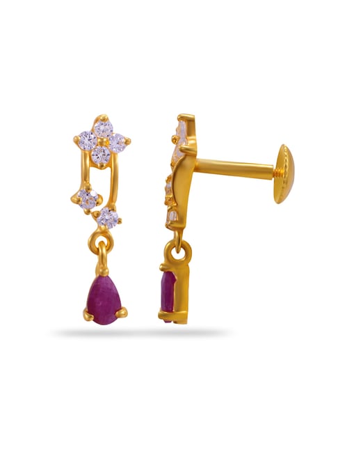 Buy Joyalukkas 22k Gold Earrings for Women Online At Best Price Tata CLiQ