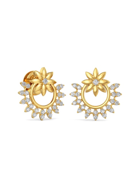 Buy Indian Classic Golden Drop Earrings - Joyalukkas