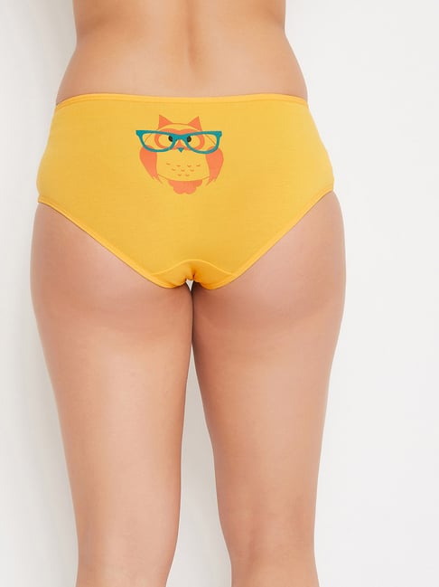 Buy Clovia Yellow Cotton Hipster Panty for Women Online @ Tata CLiQ