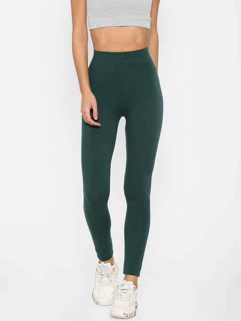 Forever 21 green leggings hotsell