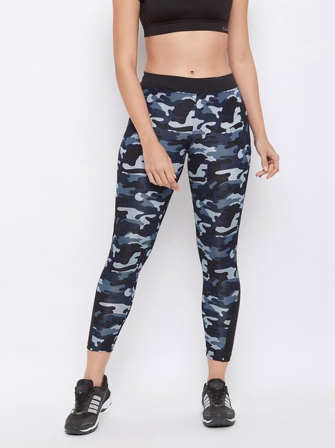 Arctic White Grey Black Camo Camouflage Pattern Leggings by Christyne |  Society6