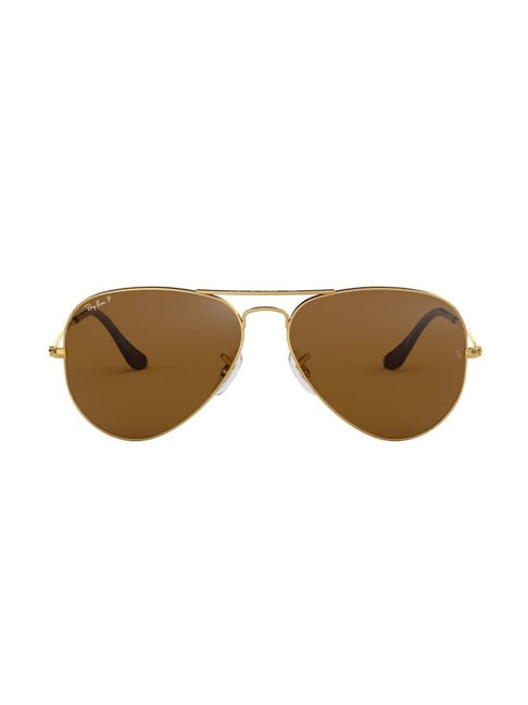 Ray-Ban 0RB3025 Dark Brown Polarized Aviator - 61 mm-picture-23