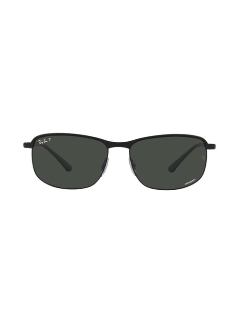 Ray-Ban Mirrored Polarized Sunglasses RB 3239 004/82 Gunmetal HalfRim Italy  58mm | eBay