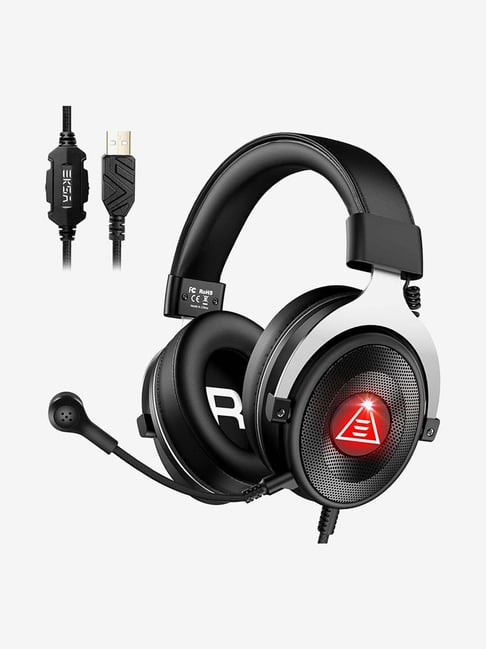 EKSA E900 Plus Wired On-Ear Gaming Headphone with Mic (Black)