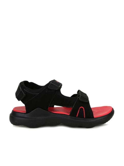Campus Men's Black Floater Sandals