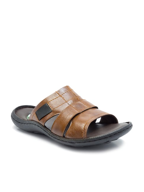 Buy Franco Leone Men Tan Brown Sandals - Sandals for Men 9867057 | Myntra