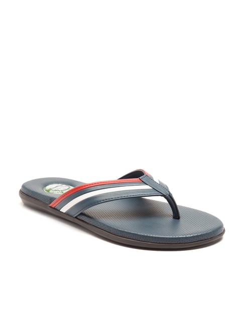 Franco Leone Men's Blue & White Flip-Flops