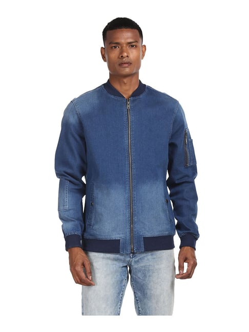 Aeropostale jean jacket sales mens