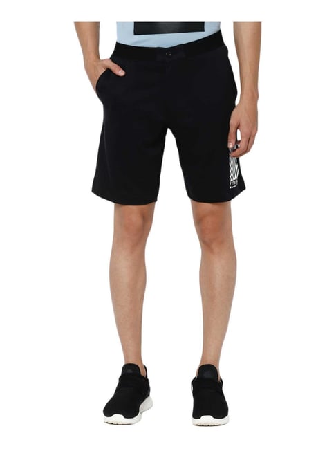 Allen Solly Black Slim Fit Shorts-picture-18