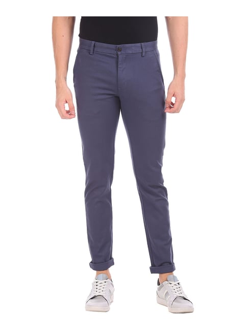 Buy Arrow Sport Khaki Regular Fit Trousers from top Brands at Best Prices  Online in India | Tata CLiQ