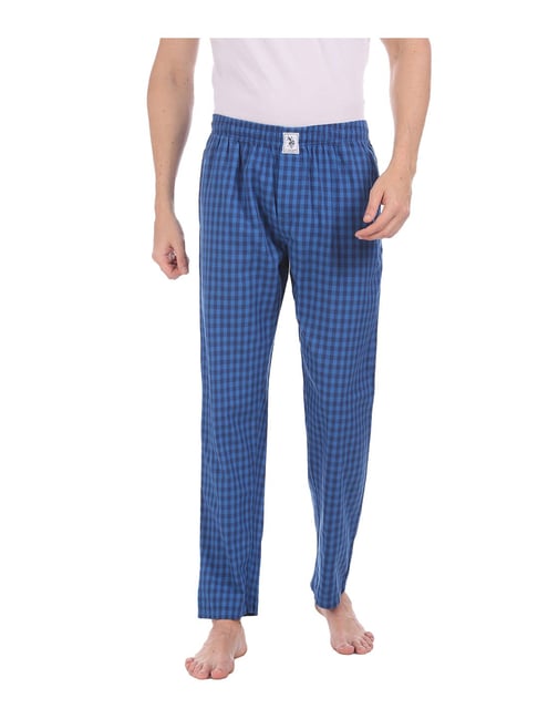 U.S. Polo Assn. Blue Checks Lounge Pants-picture-27