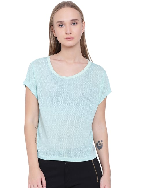 light aqua shirt womens