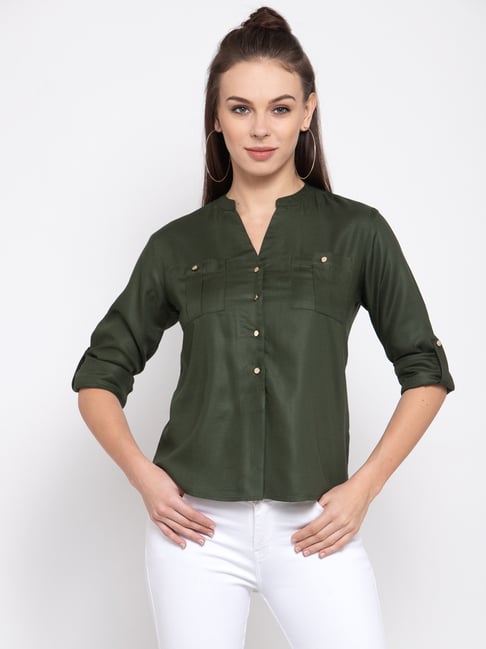 Style Quotient Olive Shirt