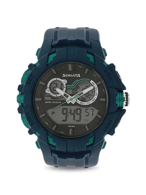 Sonata NM77045PP01 SF Analog-Digital Watch for Men