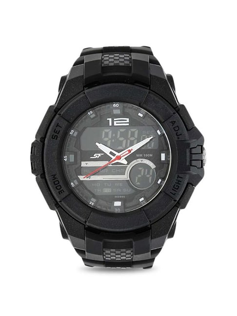 Sonata NM77027PP01 SF Analog-Digital Watch for Men