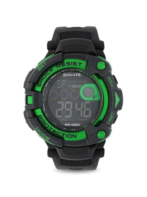 Sonata Black Dial Analog watch For Men-NP77030PP03 : Amazon.in: Fashion